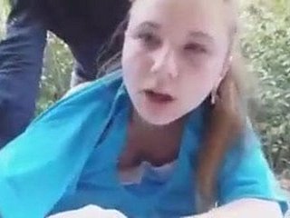 かわいいふしだらな女は、アウトドアをファック