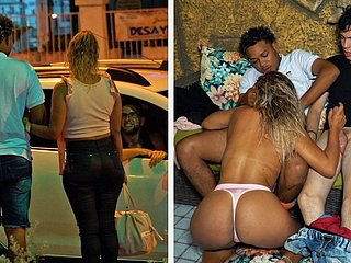 Enteado tendo um trio com sua madrasta colombiana