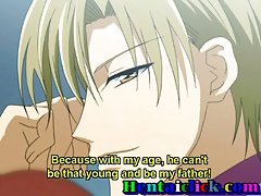 Anime merry e il giovane ragazzo divertente sesso