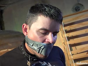 gebunden, geknebelt und wanked