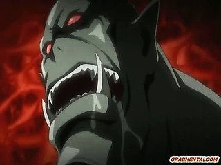 Bigboobs Gadis hentai kejam fucked oleh raksasa