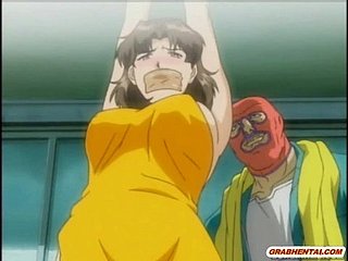 Subjugation hentai dengan muncung mendapat diperah bigboobs beliau
