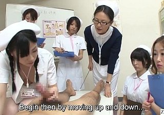 JAV y tá CFNM handjob blowjob trình diễn Phụ đề